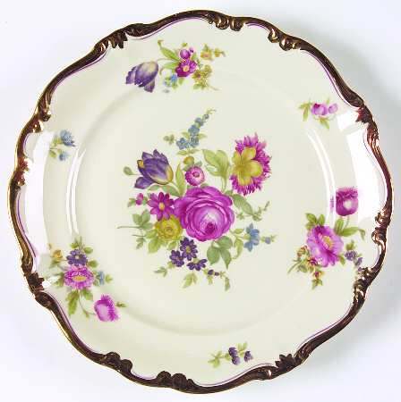 R14 (Pompadour Shape) Salad Plate
