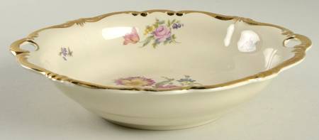 R14 (Pompadour Shape) 9" Round Vegetable Bowl