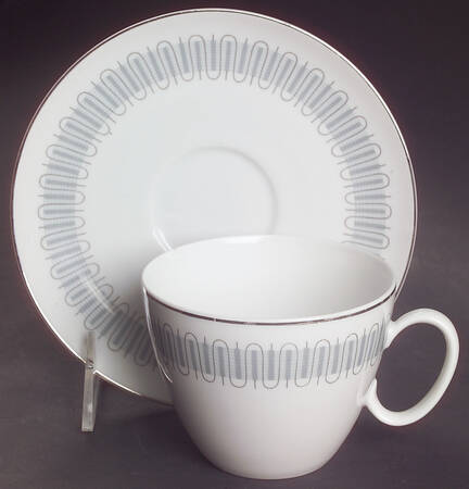 R144 Flat Cup & Saucer Set by Rosenthal - Continental