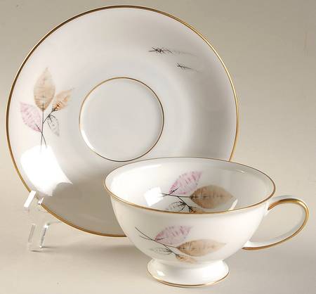 Florence Footed Cup & Saucer Set