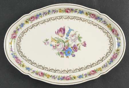 R163 13" Oval Serving Platter