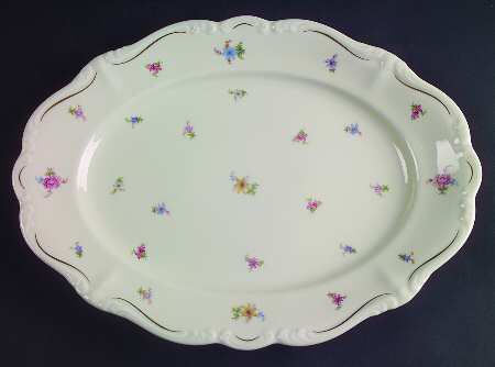 R253 13" Oval Serving Platter
