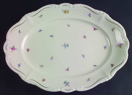 R253 15" Oval Serving Platter