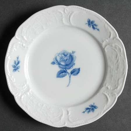 Sansoucci Blue Rose Bread & Butter Plate