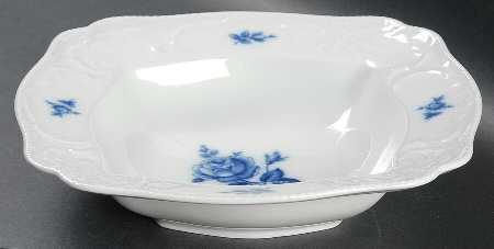 Sansoucci Blue Rose 9" Square Vegetable Bowl