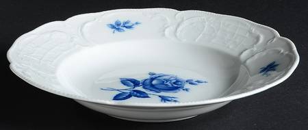 Sansoucci Blue Rose Rim Soup Bowl