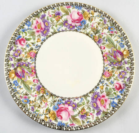 Garden Caprice (Smooth Edge) Dinner Plate