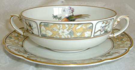 R350 Flat Cream Soup Bowl & Saucer Set