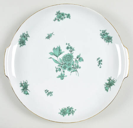 R443 Handled Cake Plate