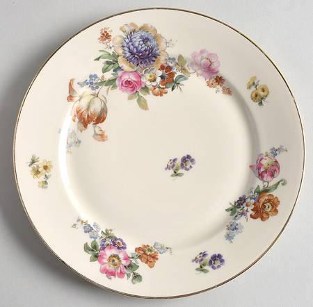 Gardenia Salad Plate