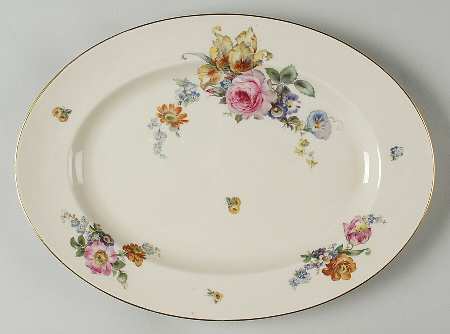Gardenia 13" Oval Serving Platter