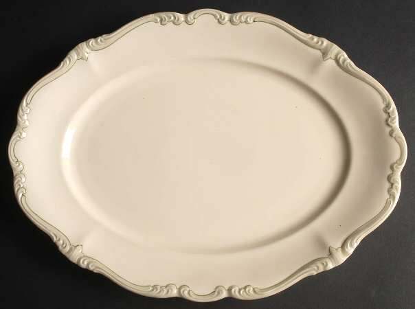 R498 14" Oval Serving Platter
