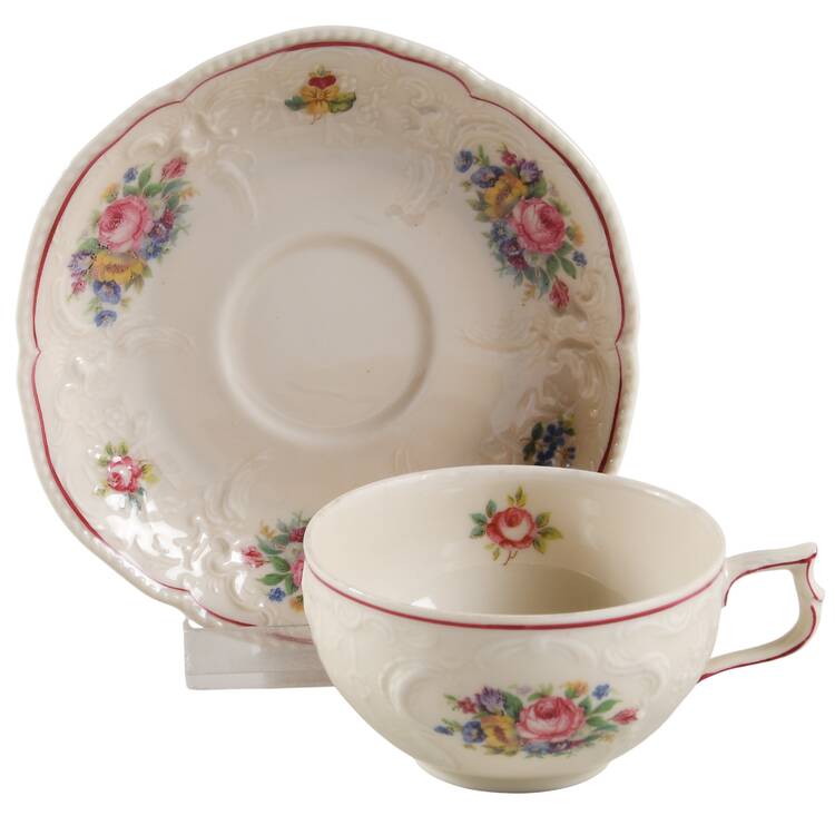 R63 Flat Demitasse Cup & Saucer Set