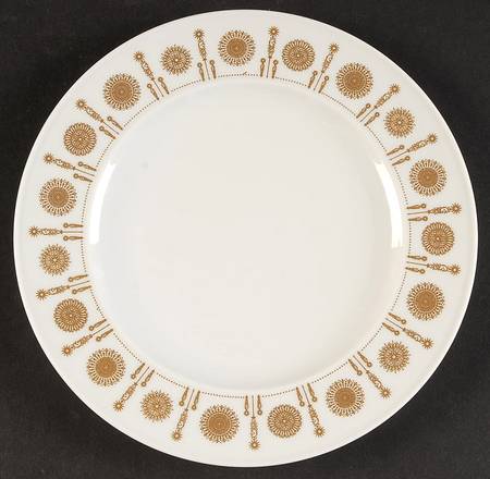 Golden Suns Salad Plate