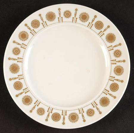 Golden Suns Bread & Butter Plate