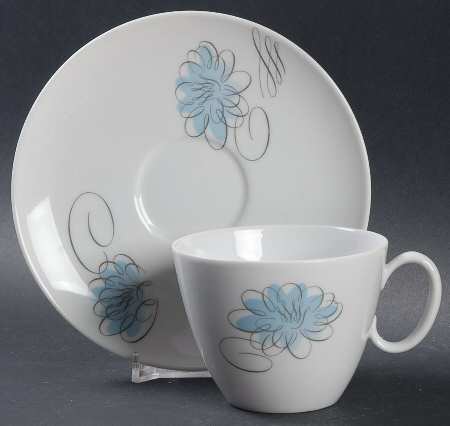 Reflections Flat Cup & Saucer Set