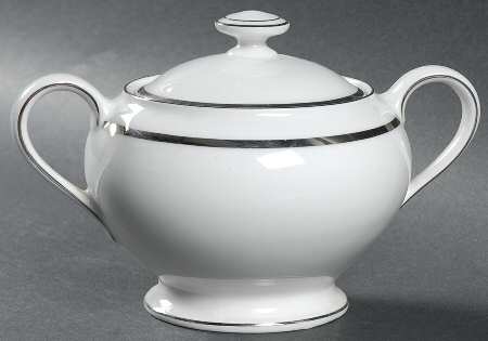 Regent (Platinum Trim) Sugar Bowl & Lid