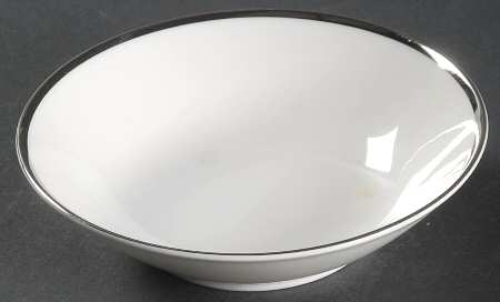 Regent (Platinum Trim) Fruit/Dessert (Sauce) Bowl