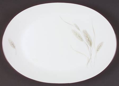 Regina Platinum 13" Oval Serving Platter