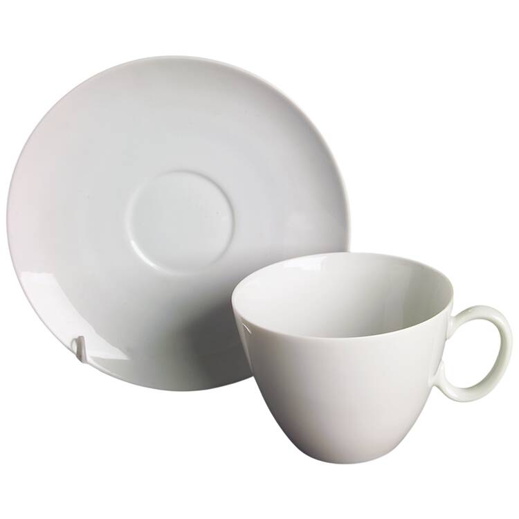 Rhythm Flat Cup & Saucer Set
