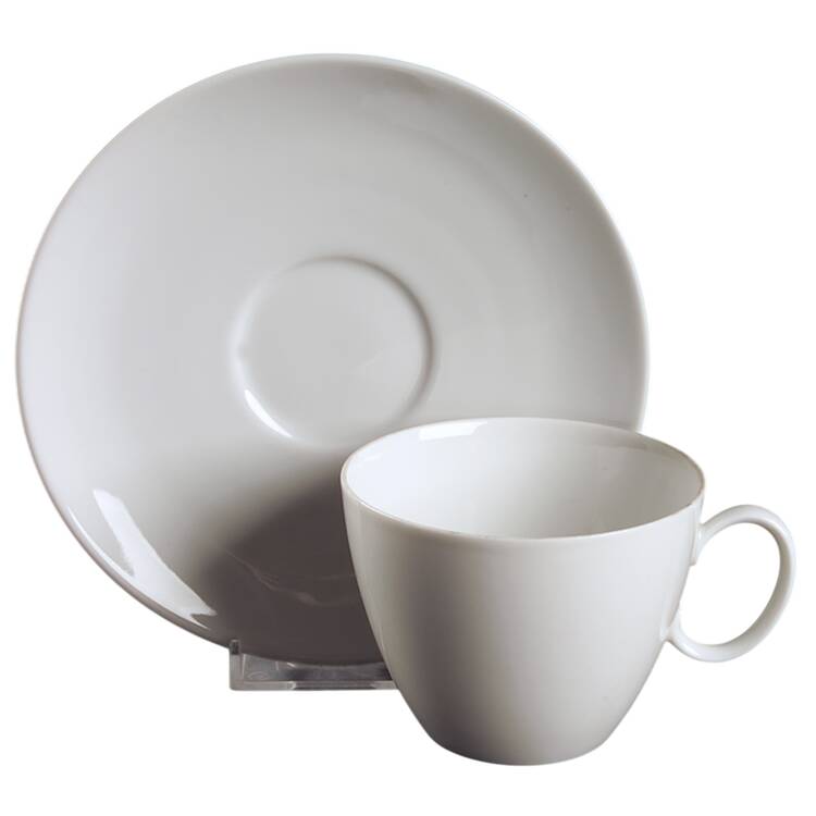 Rhythm Flat Cup & Saucer Set