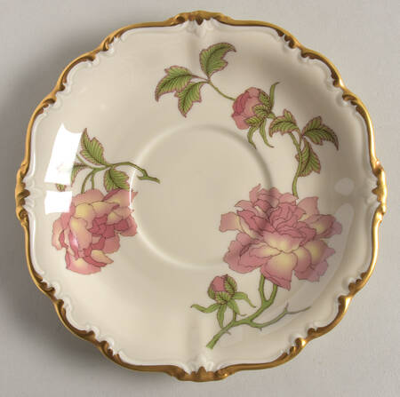 Rigoletto (Pompadour, Gold) Saucer for Cream Soup Bowl