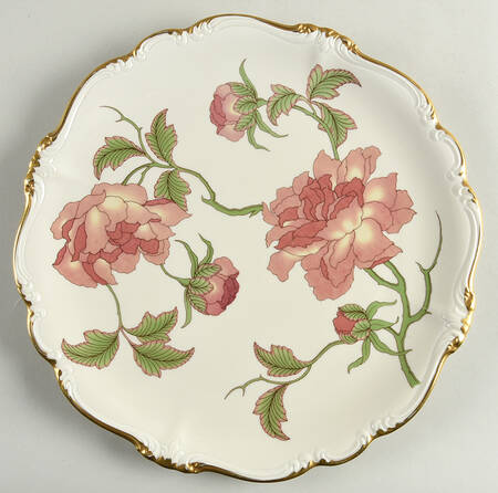 Rigoletto (Pompadour, Gold) 13" Chop Plate (Round Platter)