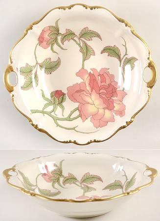 Rigoletto (Pompadour, Gold) 9" Round Vegetable Bowl