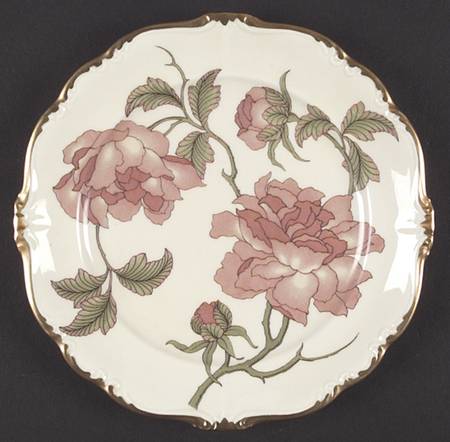 Rigoletto (Pompadour, Gold) Large Dinner Plate
