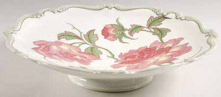 Rigoletto (Pompadour, Green) Footed Bowl