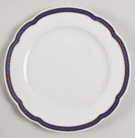 Ritz Blue Salad/Dessert Plate