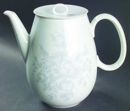Rose Damask Coffee Pot & Lid