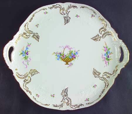 Rokoko Handled Cake Plate