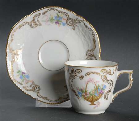 Rokoko Flat Demitasse Cup & Saucer Set