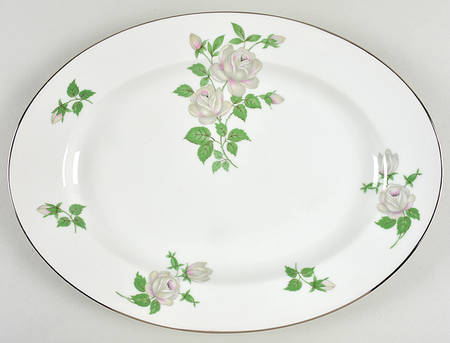 Romance (Winifred Shape) 12" Oval Serving Platter