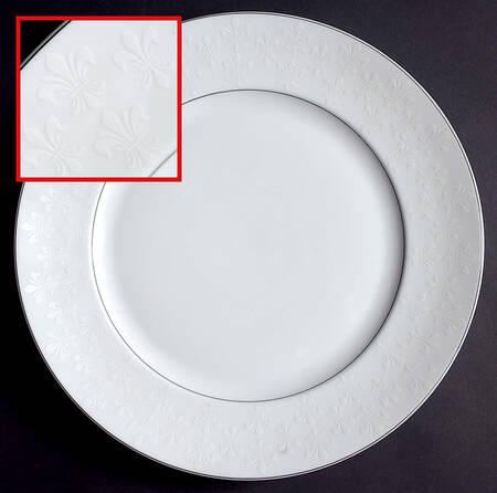Royal Platinum Dinner Plate