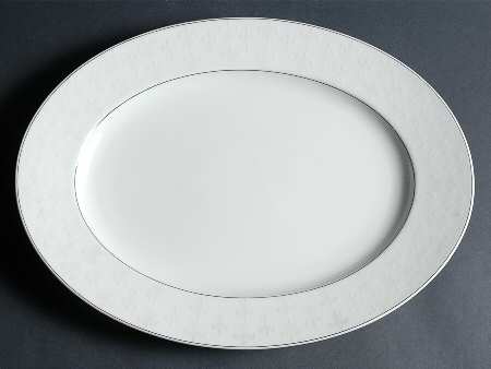 Royal Platinum 14" Oval Serving Platter