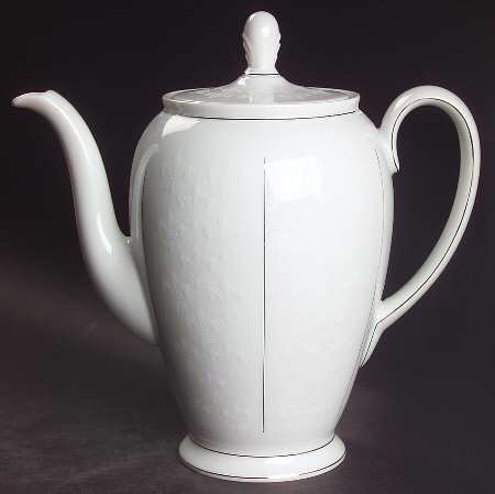 Royal Platinum Coffee Pot & Lid