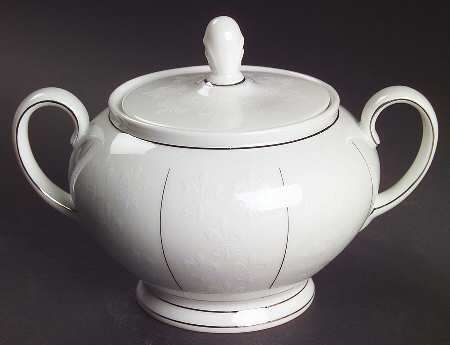 Royal Platinum Sugar Bowl & Lid
