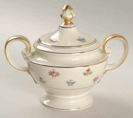 Rob Roy (Scalloped) Sugar Bowl & Lid