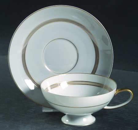 Rosenthal Rose Footed Cup & Saucer Set