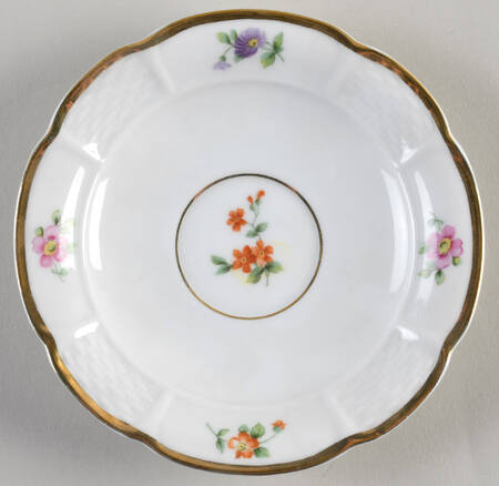 Rosemary Saucer for Footed Demitasse Cup