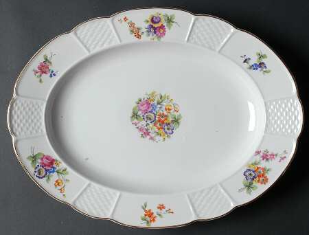 Rosemary 14" Oval Serving Platter