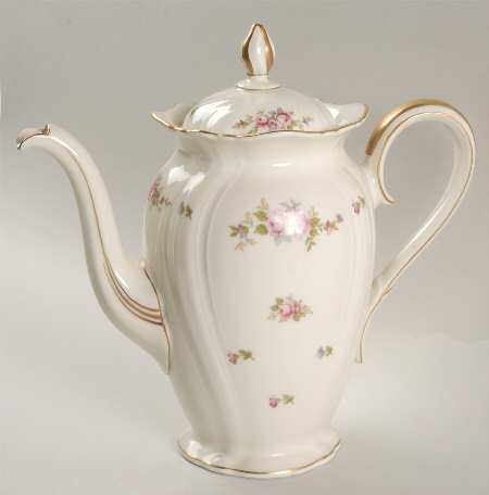 Rose Small Coffee Pot & Lid