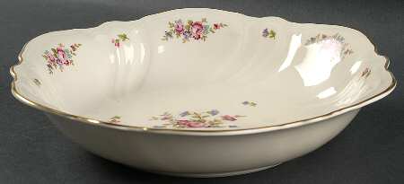 Rose 10" Round Vegetable Bowl