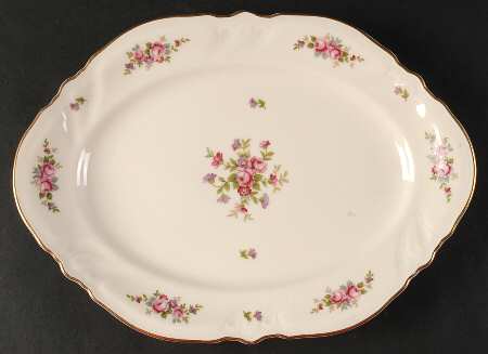 Rose 12" Oval Serving Platter