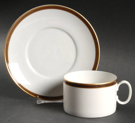 Rosette Flat Cup & Saucer Set