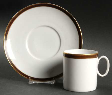 Rosette Flat Cup & Saucer Set