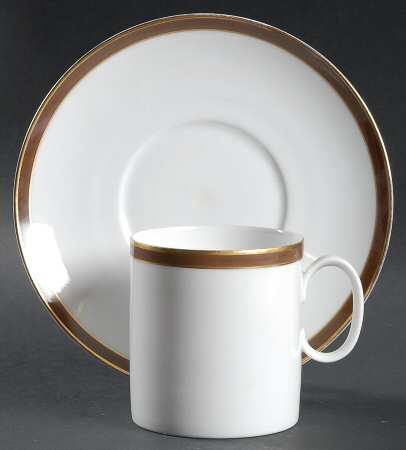 Rosette Flat Cup & Saucer Set