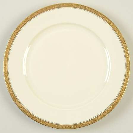 Royal (2462, Continental Ivory, Encrusted) Luncheon Plate
